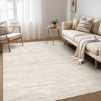 Nakagishi Boho 5x7 Area Rug Living Room Rugs Machine Washable Beige