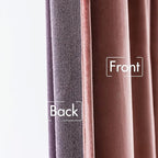 MIULEE Velvet Curtains 108 inches Long 2 Panels - Luxury Blackout Curtains for Bedroom Living Room Thermal Insulated Super Soft Window Drapes Rod Pocket & Back Tab, Dusty Rose Pink