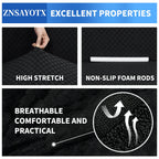 ZNSAYOTX 1 Piece Jacquard Couch Covers for 3 Cushion Couch Living Room High Stretch Sofa Cover Pets Dogs Friendly Anti Slip Thickened Slipcovers Furniture Protector (Sofa, Black)