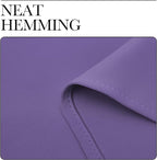 NICETOWN Bedroom Curtain Panels Blackout Draperies, Thermal Insulated Solid Grommet Blackout Curtains/Drapes (Lilac Purple, 1 Pair, 55 by 68-inch)