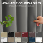 Joydeco Door Curtain Blackout Curtains for Doorway Privacy Closet Drapes