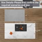 YDKGL 3x5 ft Area Rug Entryway Runner Rug Non Slip Washable, Boho Woven Kitchen Runner Rugs Door Mat Entry Rugs Carpet for Indoor Foyer Backdoor Hallway Floor Bedroom Living Room, Easy Clean, Gray