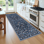 HEBE Hallway Runner Rug 2'x8', Washable Non Slip Kitchen Rug Runner
