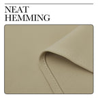 NICETOWN Thermal Insulated Grommet Room Darkening Curtains/Draperies/Panels for Bedroom (Cocoa Eggnog, 2 Panels, W42 x L63 inches)
