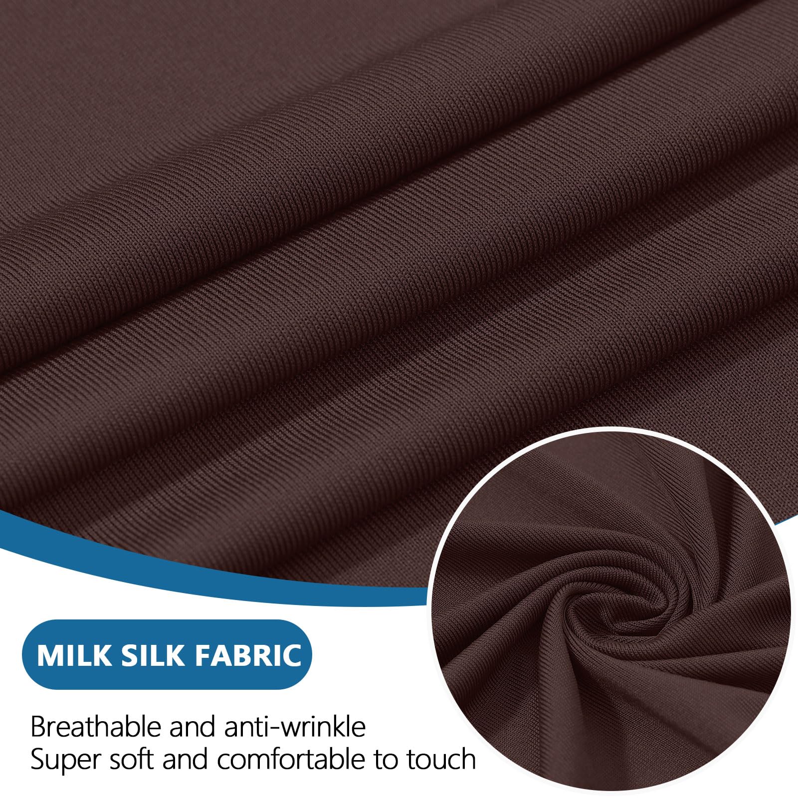 hyha Milk Silk Couch Cushion Covers, Sofa Covers for 3 Cushion Couch