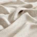 MIULEE Cream Linen Curtains 52x108 Inches Long for Bedroom and Living Room