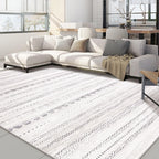Nakagishi Boho 5x8 Area Rug Living Room Rugs Machine Washable Gray