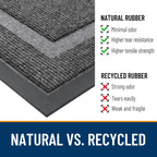 OLANLY Front Door Mat Outside 59x23, All-Season Heavy-Duty Rubber Doormat