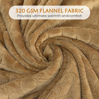 TOONOW Fleece Blanket Textured Fuzzy Plush Throw Blanket Twin Size 60" x 80", Super Soft Fluffy Bed Blanket Geometric Pattern Comfy Microfiber Flannel Blankets for Couch, Bed, Sofa, Camel