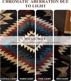 YIHOUSE Rustic Cabin Area Rug for Bedroom 5x7,Machine Washable Lodge Bear Rug,Non-Slip Low Pile Print Pattern Western Rug for Living Room