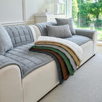 Couch Covers for Dogs Washable, Non Slip Couch Covers for Loveseat Sofa Pet Friendly, Soft Fuzzy Sofa Covers for Pet, Dog Couch Cover Furniture Protector(1PC,Light Grey,27.6"x94.5")