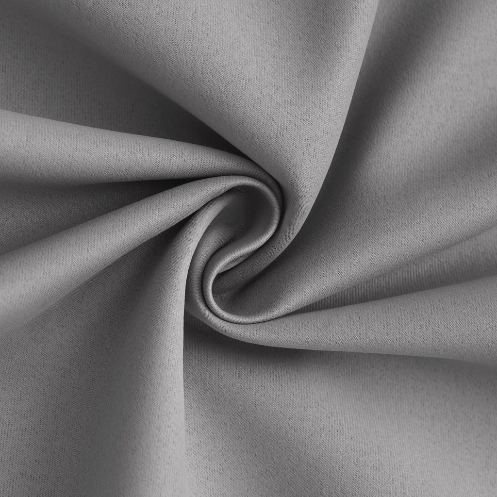 Yakamok Dove Grey 100% Blackout Curtains 84 Inches Long 50" Wide 2 Panel