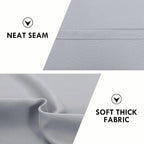 DWCN Blackout Curtains for Living Room Thermal Insulated, Energy Saving & Noise Reducing Bedroom Curtains, Silver Grey, W 70x L 72 Inch, Set of 2 Rod Pocket Curtain Panels
