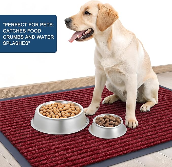 OLANLY Front Door Mat 47x30, Waterproof Heavy-Duty Indoor Outdoor Doormat