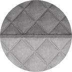 PureFit Reversible Quilted Sofa Cover, Water Resistant Slipcover Furniture Protector, Washable Couch Cover with Non Slip and Elastic Straps for Kids, Dogs, Pets (Oversized Loveseat, Gray/Light Gray)