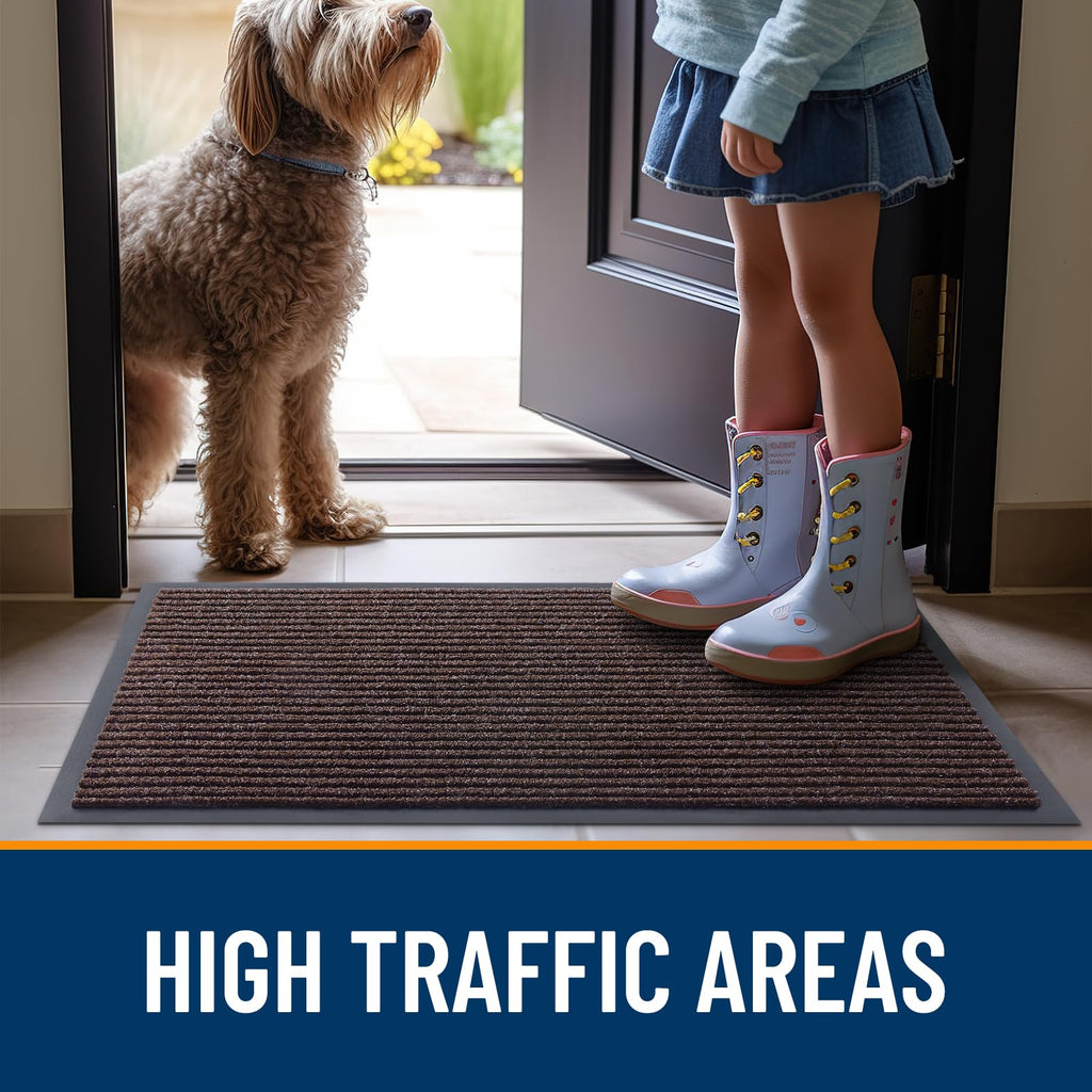 OLANLY Front Door Mat 71x30, Waterproof Heavy-Duty Indoor Outdoor Doormat