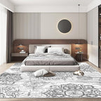 HEBE Area Rug for Living Room 9'x12', Washable Non Slip Boho Bedroom Rug