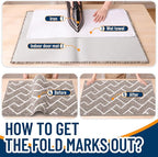 OLANLY Front Door Mat, Non-Slip Rubber Backing, Dirt Resistant and Absorbent, Washable, Easy to Clean Low-Profile Indoor Doormat for Back Door, Entryway, Inside Entrance, 32x20, Khaki
