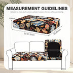 hyha 12Pcs Patio Cushion Covers, Stretch Outdoor Couch Cushion Covers