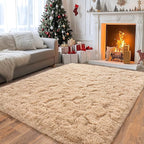 Pionblank Large Rug for Living Room 6x9 Feet, Modern Soft Shag Area Rug, Plush Fuzzy Carpet for Bedroom Girls Boys Room Home Nursery Teens Dorm Decor, Camel