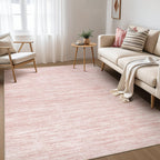Nakagishi Boho 5x8 Area Rug Living Room Rugs Machine Washable Pink