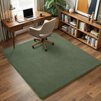 Amearea 4x4 Square Area Rugs for Bedroom Living Room, Sage Green Thickened Memory Foam Rug, Fluffy Indoor Washable Rug Non Slip Minimalist Carpet for Entryway Kids Boys Girls Dorm Nursery Room Decor
