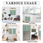 RYB HOME Short Blackout Privacy Curtains 30 inch Long for Bathroom Window