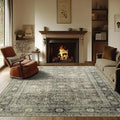 8x10 Retro Washable Area Rugs for Living Room,Bedroom,Dining Room,Nursery