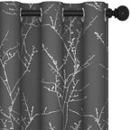 Deconovo Living Room Curtains 84 Inches Long, Blackout Curtains for Bedroom