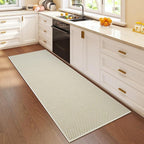 YDKGL 2x5 ft Hallway Runner Rug Boho Woven Washable Long Kitchen Runner Rugs Mat Non Slip, Soft Entryway Laundry Hall Runner Floor Carpet for Indoor Backdoor Bedroom Kitchen Living Room, Beige