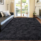 Rugs for Living Room 5x7, Soft Shaggy Modern Shag Area Rug for Bedroom, Upgrade Non-Slip Plush Fluffy Carpet for Kids Boys Girls Room Home Decor Aesthetic, Charcoal Gray