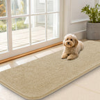 OLANLY Dog Door Mat for Muddy Paws 59x20, Super Absorbent Chenille Mud Mat