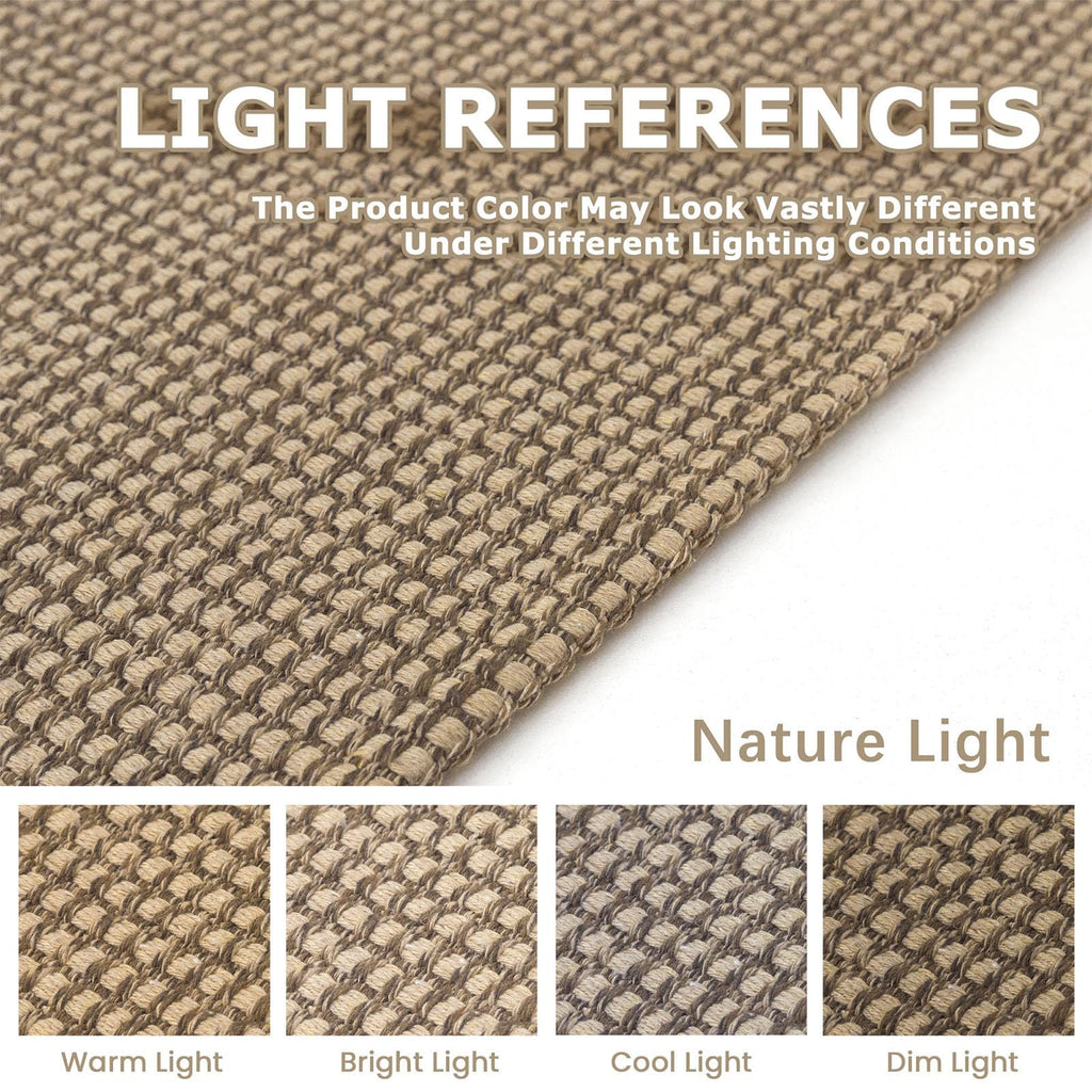KOZYFLY Extra Long Runners for Hallways 3x20 ft Washable Kitchen Runner Non Slip Rubber Backed Hallway Rug Cotton Entryway Runner Rug Floor Carpet for Indoor Hall, Kitchen, Stair, Tan/Orange/Brown