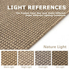 KOZYFLY Extra Long Runners for Hallways 3x20 ft Washable Kitchen Runner Non Slip Rubber Backed Hallway Rug Cotton Entryway Runner Rug Floor Carpet for Indoor Hall, Kitchen, Stair, Tan/Orange/Brown