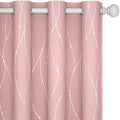 Deconovo Living Room Curtains 95 Inches Long, Blackout Curtains for Bedroom