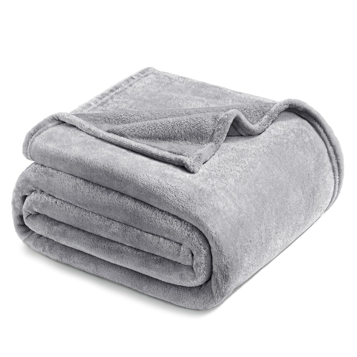 Exclusivo Mezcla Soft Fleece Blanket Queen Size for Bed, Dark Grey