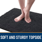 OLANLY Dog Door Mat for Muddy Paws 70x24, Super Absorbent Chenille Mud Mat