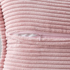 MIULEE Decorative Throw Pillow Covers for Couch 18x18 Inch Pink 2 Pack
