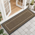 OLANLY Front Door Mat Outside 47x17, All-Season Heavy-Duty Rubber Doormat