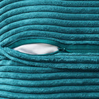 MIULEE Decorative Throw Pillow Covers for Couch 18x18 Inch Teal Blue 2 Pack
