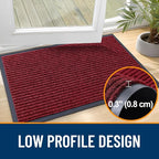 OLANLY Front Door Mat 47x30, Waterproof Heavy-Duty Indoor Outdoor Doormat