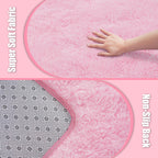 Ultra Soft Fluffy Area Rugs for Bedroom Living Room,10x14,Pink Rug