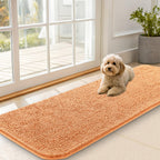 OLANLY Dog Door Mat for Muddy Paws 59x20, Super Absorbent Chenille Mud Mat