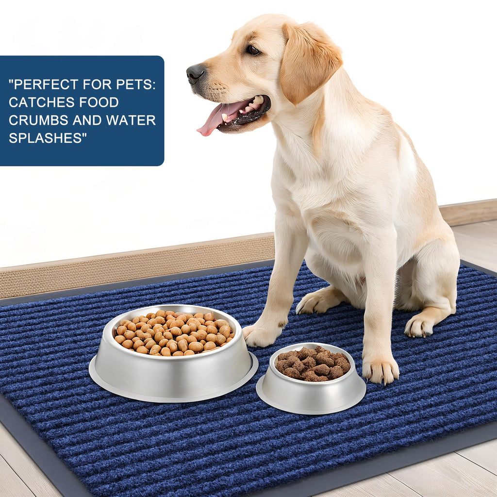 OLANLY 2-Pack Front Door Mats 59x23, Waterproof Heavy-Duty Doormats