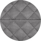 PureFit Reversible Quilted Sofa Cover, Water Resistant Slipcover Furniture Protector, Washable Couch Cover with Non Slip and Elastic Straps for Kids, Dogs, Pets (Oversized Chair, Gray/Gray)