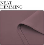NICETOWN Bedroom Curtain Panels Blackout Draperies, 1 Pair, 29 by 40 inches, Dry Rose, Thermal Insulated Solid Grommet Blackout Curtains/Drapes for Small Window