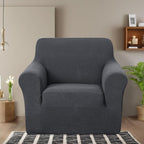 U-NICE HOME Recliner Chair Covers Stretch Couch Cover Sofa Cover Sofa Slipcover Furniture Protector for Chair Cover Pet Friendly(Armchair, Dark Grey)