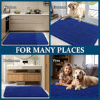 OLANLY Dog Door Mat for Muddy Paws 59x24, Super Absorbent Chenille Mud Mat