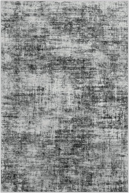 10x14 Area Rugs for Living Room: Washable Abstract Black Badroom Carpet