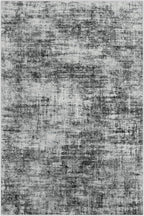 5x7 Area Rugs Washable Rug: Modern Abstract Living Room Rug Soft Anti-Skid Thin Carpet Indoor Floor Non-Shedding Carpets for Bedroom Dining Room Farmhouse Nursery Home Office - Black